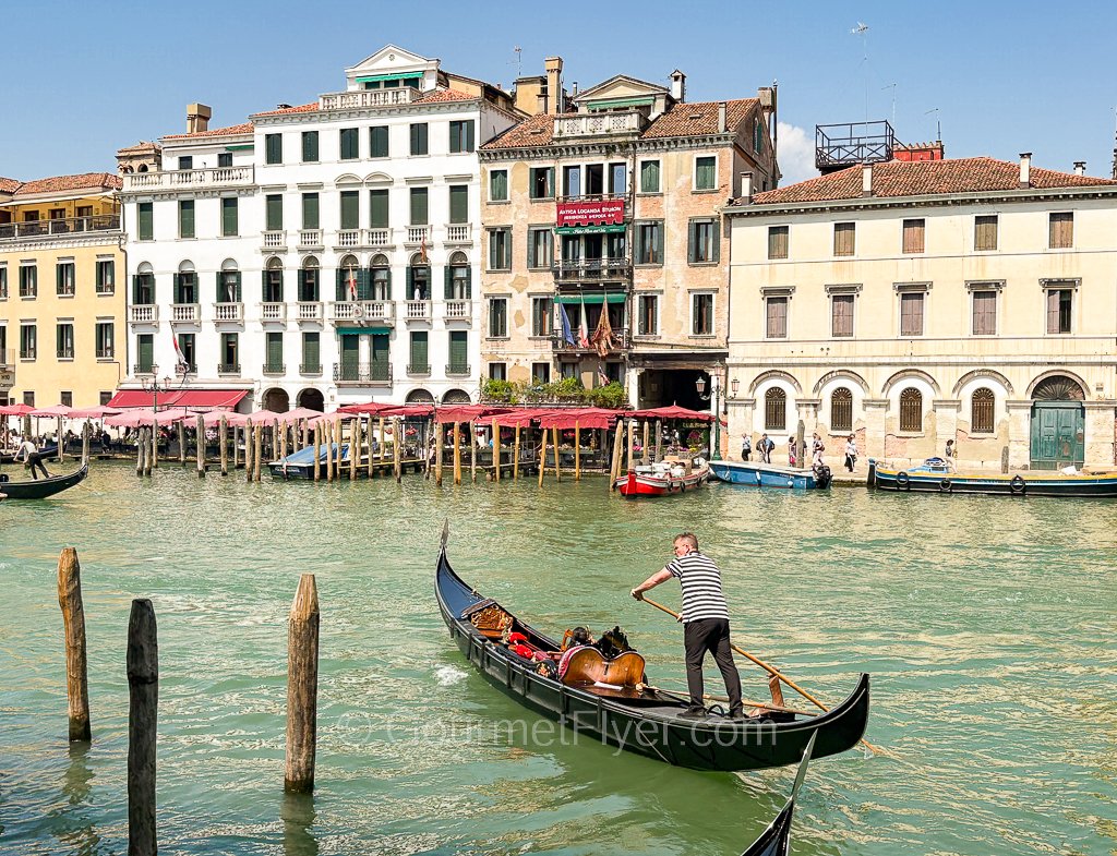 GourmetFlyer's tweet image. This portion of the Grand Canal near the Rialto Bridge is a popular spot to catch a gondola ride.

#venice #veniceitaly #venicecanals #venicegondola #gourmetflyer