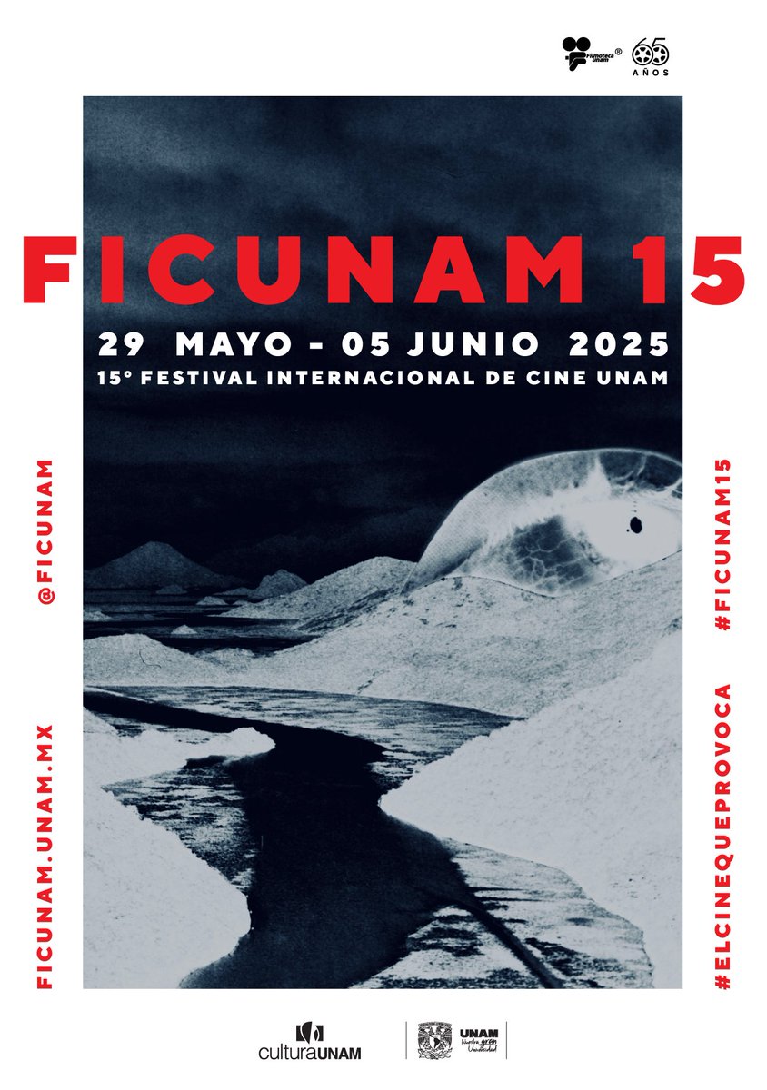 <a href="/UNAM_MX/">UNAM</a> <a href="/RosaBeltranA/">Rosa Beltrán</a> <a href="/CulturaUNAM/">CulturaUNAM</a> <a href="/cultura_mx/">Secretaría de Cultura</a> <a href="/ferbecec/">Fernanda Becerril</a> <a href="/maximiliano_crz/">Maximiliano Cruz</a> ¡Felices XV <a href="/FICUNAM/">FICUNAM</a>! 🎉🎉

Sigamos viendo #ElCineQueProvoca