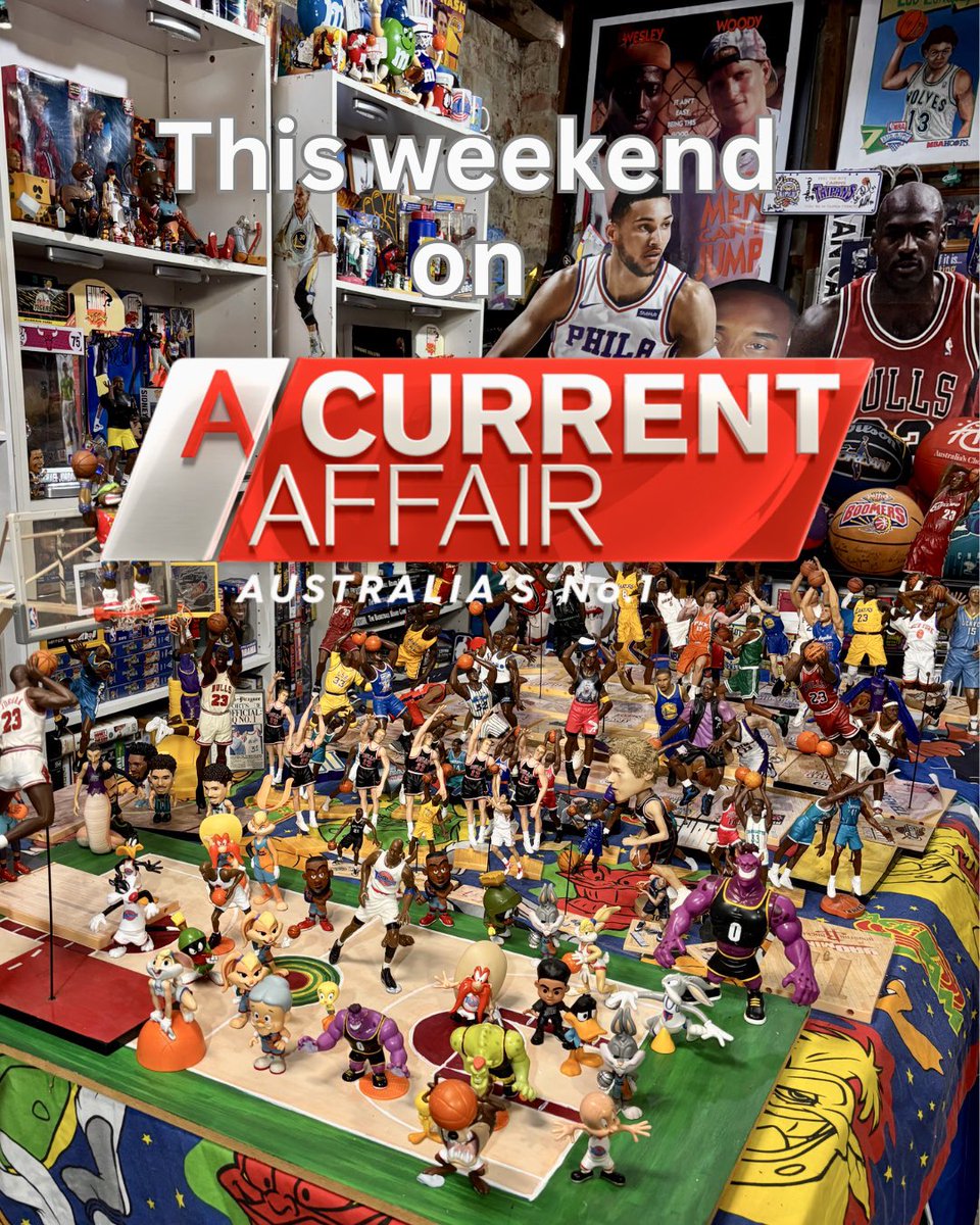 🎥 Just wrapped up filming with Channel Nine’s <a href="/ACurrentAffair9/">A Current Affair</a> program, showcasing my basketball memorabilia and talking all things nostalgia and collecting! 🏀

Look out for it Saturday evening. 📺