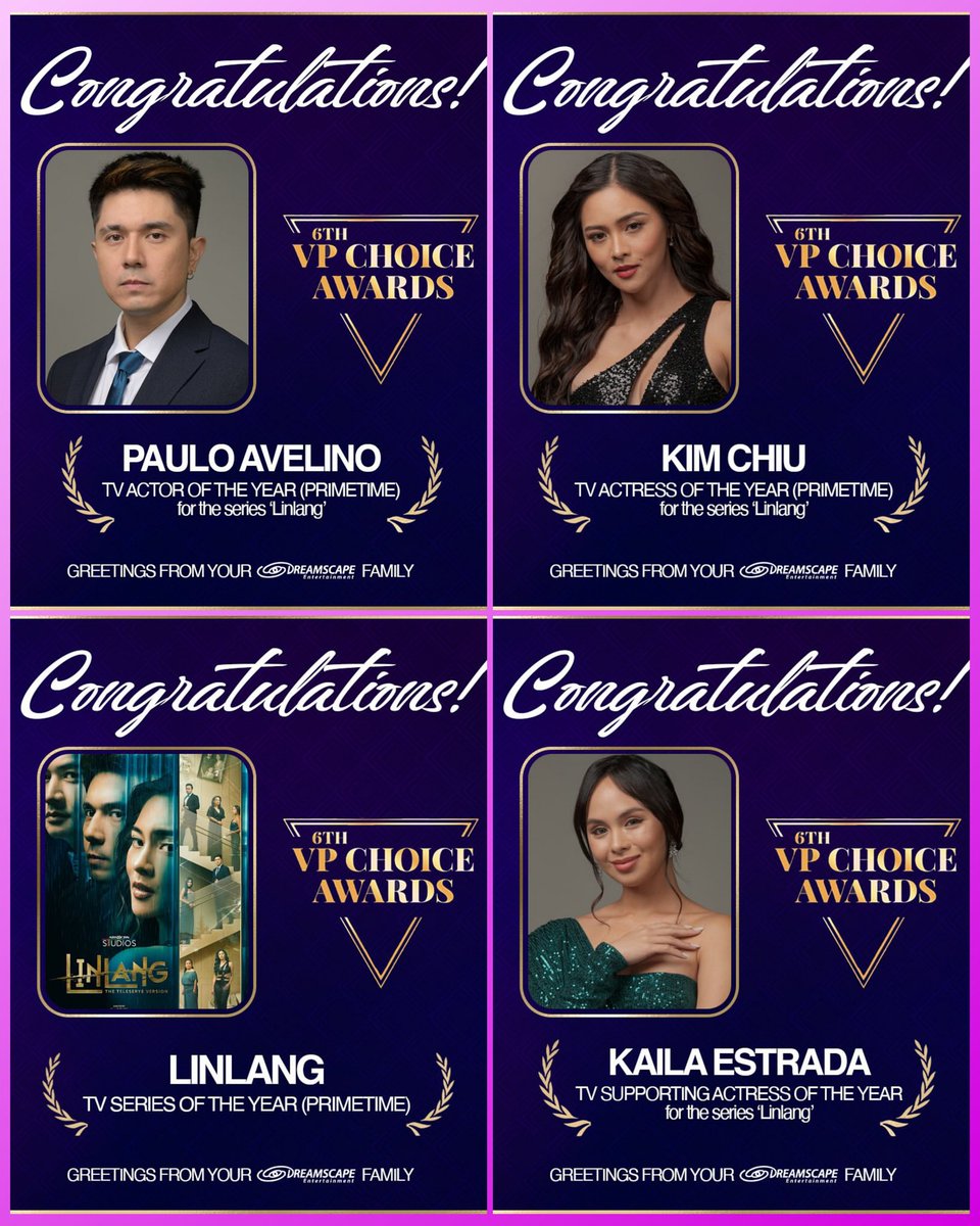 Congratulations to this iconic team of great artists!

And thanks to everyone who voted daily - your support made a huge difference!

KIMPAU VPCA AWARDEE
#KimPau | #KimChiu | #PauloAvelino