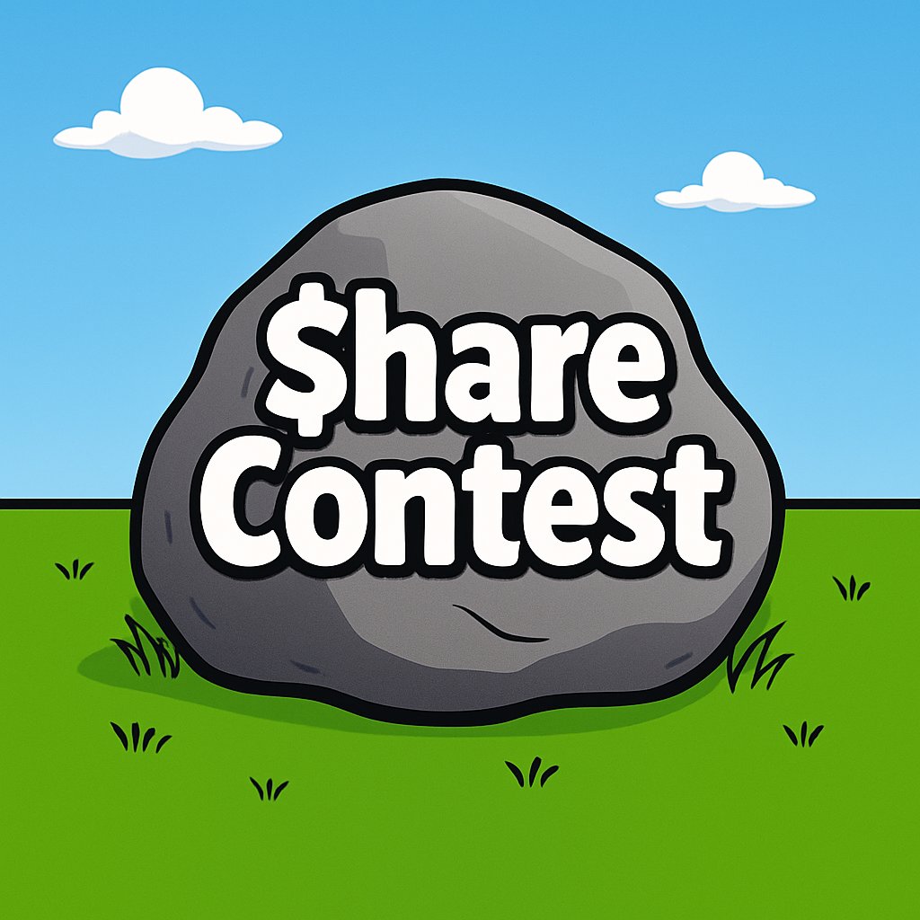 🚨🚨48hr  #Giveaway  time 📢 🚨🚨
Ends 5/31/25 @ 11:59pm CDT 

✅️ Follow
✅️ Like
✅️ Comment your $Sol address
✅️ Retweet the contest. 
✅️ Tag 3 friends 

Giving away (3) $10 usdc prizes.
#justarock #Solana 

25DTzmnM5Uj4nASB4PF53TMBpf8gvdBVuUF32evo3T5h