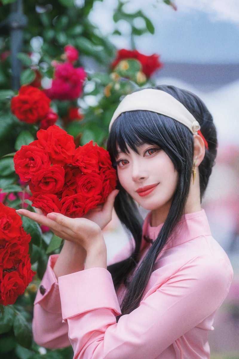 ハートの形の薔薇を見つけましたわ🌹
📸 <a href="/cho_bsk2814/">masaki</a> 
📍#ハウステンボス
SPYxFAMILY
ヨルフォージャー🌹

#憧れの春旅 #薔薇 #rose #長崎 #ヨルフォージャー  #SPY_FAMILY コスプレ