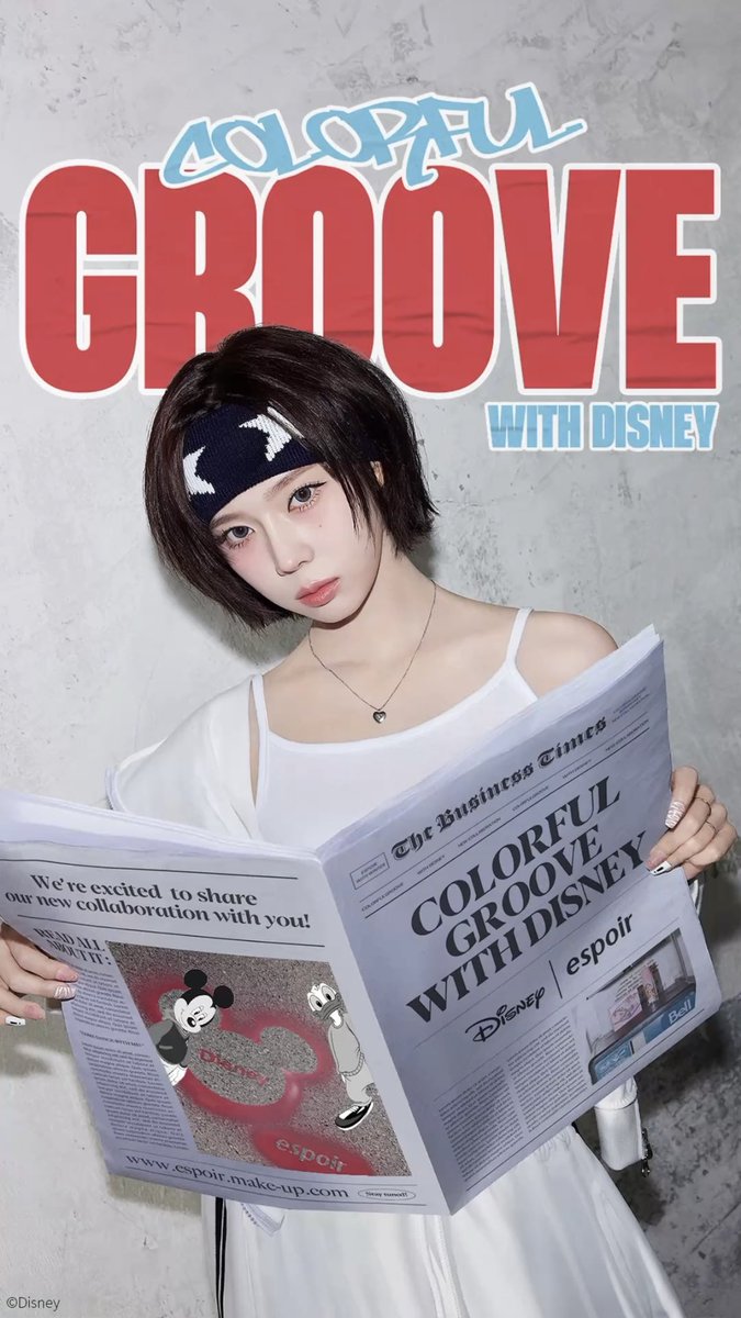 aespa WINTER for Espoir x Disney.