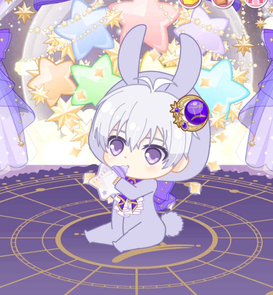 ミルク飲んでるの？？🍼
きゃわいいねぇ〜〜