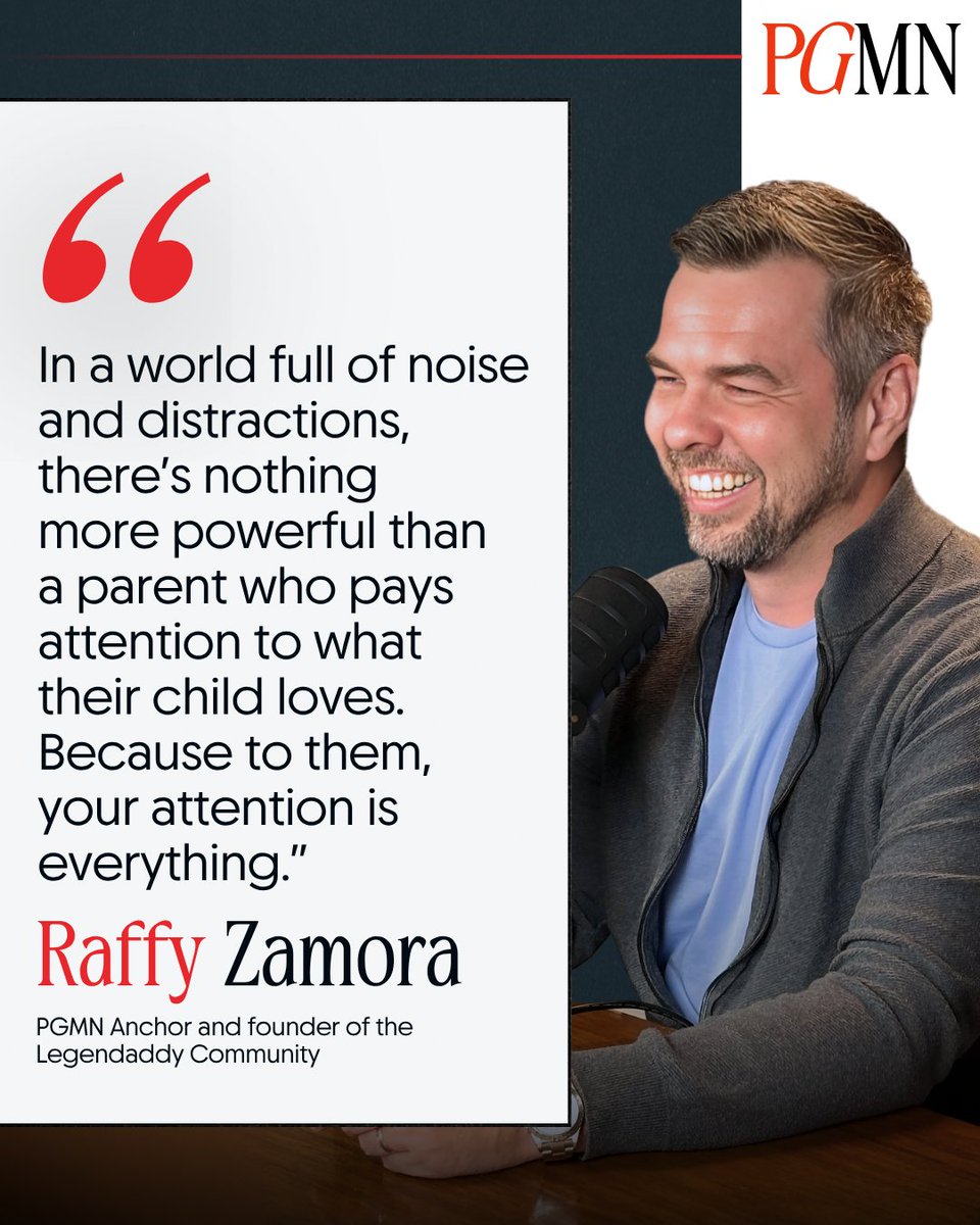 PGMNOfficial's tweet photo. PGMN’s legendaddy anchor @raffylegendaddy on parenting: focus on what your child loves https://t.co/7zWMozP4zN