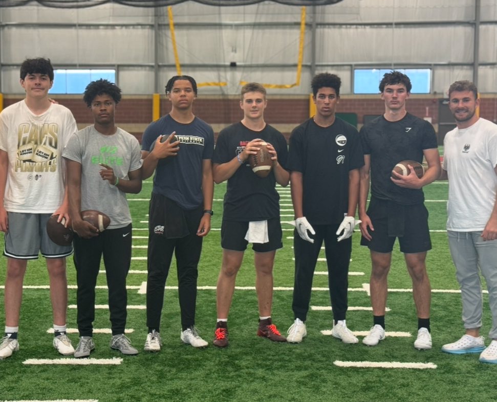Brad Maendler (@bradmaendler) on Twitter photo Great night at QBX…dimes were thrown!
<a href="/joshpapesh18/">Josh Papesh</a>, Wartburg College
<a href="/coxjustn/">Justin Cox QB</a>, Wayne State University
<a href="/PanteckCooper/">Cooper Panteck</a>, Robert Morris University
2026 Pickerington North QB <a href="/jarin_mock26/">Jarin Mock 3⭐️ QB</a>
2026 Hawken QB <a href="/DonovanMoorhead/">Donovan Moorhead</a>
2027 Massillon QB <a href="/Manny3Patterson/">Manny Patterson</a>
2027 Springboro QB Great night at QBX…dimes were thrown!
<a href="/joshpapesh18/">Josh Papesh</a>, Wartburg College
<a href="/coxjustn/">Justin Cox QB</a>, Wayne State University
<a href="/PanteckCooper/">Cooper Panteck</a>, Robert Morris University
2026 Pickerington North QB <a href="/jarin_mock26/">Jarin Mock 3⭐️ QB</a>
2026 Hawken QB <a href="/DonovanMoorhead/">Donovan Moorhead</a>
2027 Massillon QB <a href="/Manny3Patterson/">Manny Patterson</a>
2027 Springboro QB