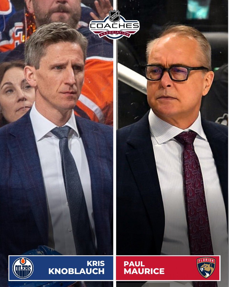🚨 Back To Back! 🚨 

Kris Knoblauch and Paul Maurice are the first <a href="/NHL/">NHL</a> head coaches to appear together in consecutive Stanley Cup Finals since Al Arbour and Glen Sather in 1983 and 1984.