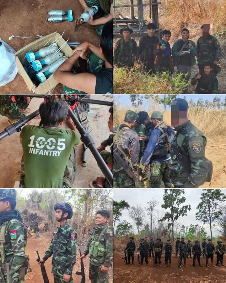 OoKoLinn3's tweet image. အမှတ် (၁၀ဝ၅) တပ်ရင်း (ရှမ်းတောင်) #SSPDF သည် လက်ရှိအချိန်အထိ MoD ၏ အသိအမှတ်ပြု တပ်ရင်းအဖြစ်ရှိနေပြီး မဟာမိတ်တပ်ရင်းများနှင့် ပူးပေါင်းလှုပ်ရှားနေကြောင်း၊ လက်ရှိတွင် ဒရုန်းနှင့် ထုတ်လုပ်ရေးပိုင်း၌ အားဖြည့်လုပ်ဆောင်နေကြောင်း တပ်ရင်းမှူး MOKI ကမဲခေါင်သတင်းဌာနကို မေလ၂၈ရက်တွင် ပြောသည်