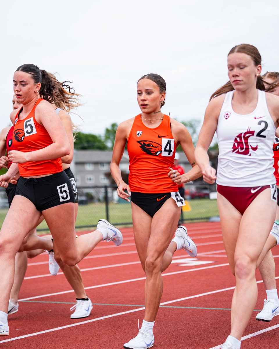 BeaverTFXC's tweet image. Leveling 🆙
Jillian improves her OSU #2 record in the 800m to make the finals on Saturday! #GoBeavs