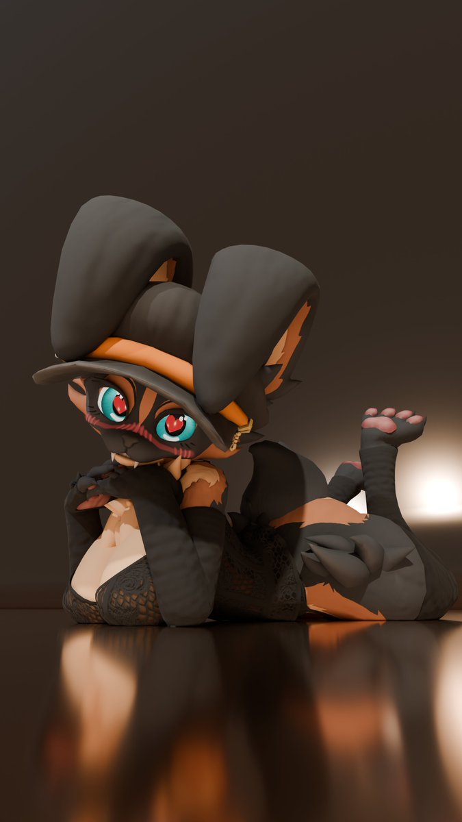SpottedUlma's tweet photo. Shes so preeeettyyy <3 #Capkin #Render #blender #Avatar More to come. i love making silly renders. gives me dopamine. i need M o a r https://t.co/H1HJqnn0CD