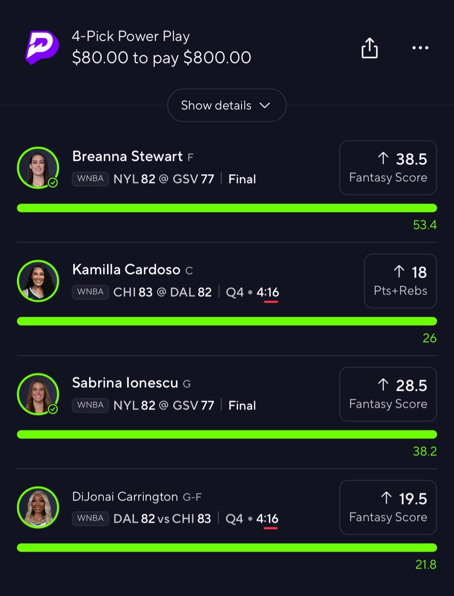 G5Pickss's tweet image. $20 to one random person who likes, retweets, and comments any payment method ❤️⤵️

We swept the whole WNBA board  and cashed the 10x🧹

$80👉🏽$800😳😳😳

Link to discord below 👇🏽 
discord.gg/G5Venypx