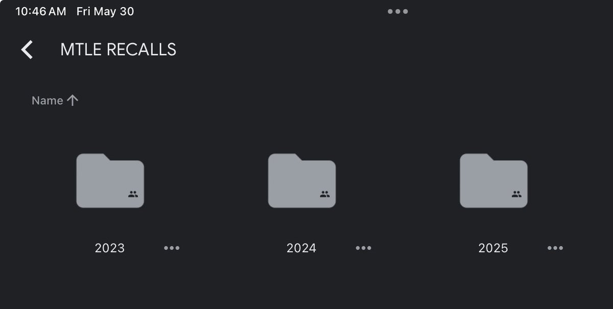 M/T/L/E Recalls Updated! 

drive.google.com/drive/folders/…