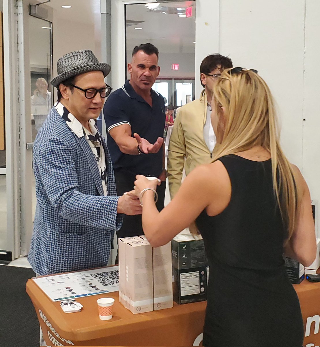 Arizona 4 MAHA (@arizona4rfkjr) on Twitter photo Rob Schneider at the Vital Choice Project event sampling Gano Excel coffee made from ganoderma mushrooms. He liked it so much he went back for seconds. I tried the Cappuccino and I must say I felt energized. <a href="/RobSchneider/">Rob Schneider 🇺🇸</a> <a href="/ganoexcel/">Gano Excel | USA</a> <a href="/TVCProject_/">The Vital Choice Project</a> #MAHA in #Phoenix Rob Schneider at the Vital Choice Project event sampling Gano Excel coffee made from ganoderma mushrooms. He liked it so much he went back for seconds. I tried the Cappuccino and I must say I felt energized. <a href="/RobSchneider/">Rob Schneider 🇺🇸</a> <a href="/ganoexcel/">Gano Excel | USA</a> <a href="/TVCProject_/">The Vital Choice Project</a> #MAHA in #Phoenix