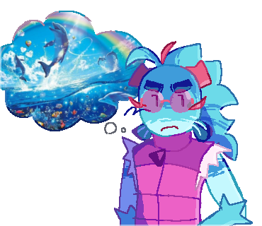 xkaleza's tweet photo. wonder what he's thinking about #pufferfanart #frousetwt https://t.co/C8ICCcDcEV