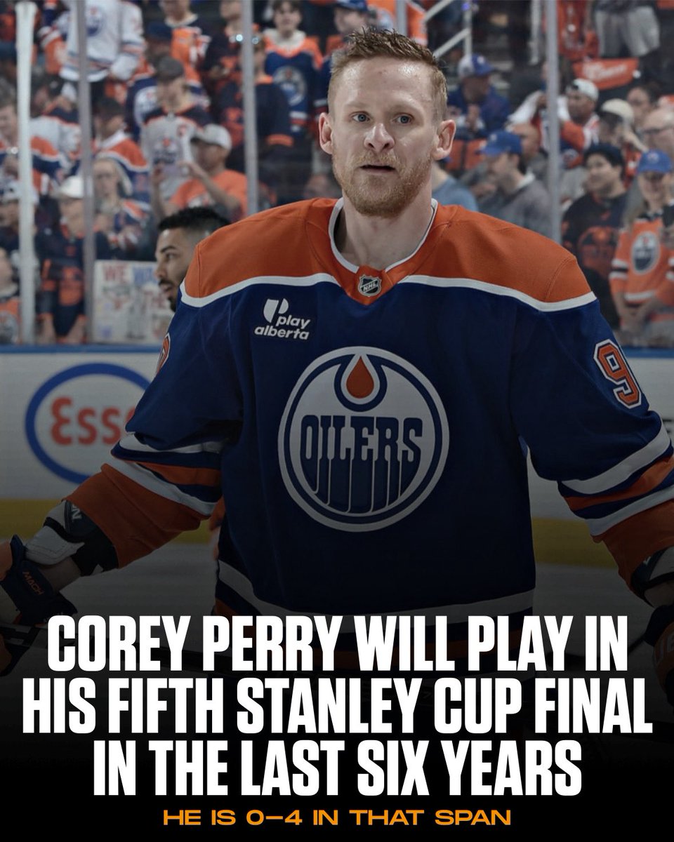 Is this the year that Corey Perry breaks his Stanley Cup Final curse and gets his second career championship?