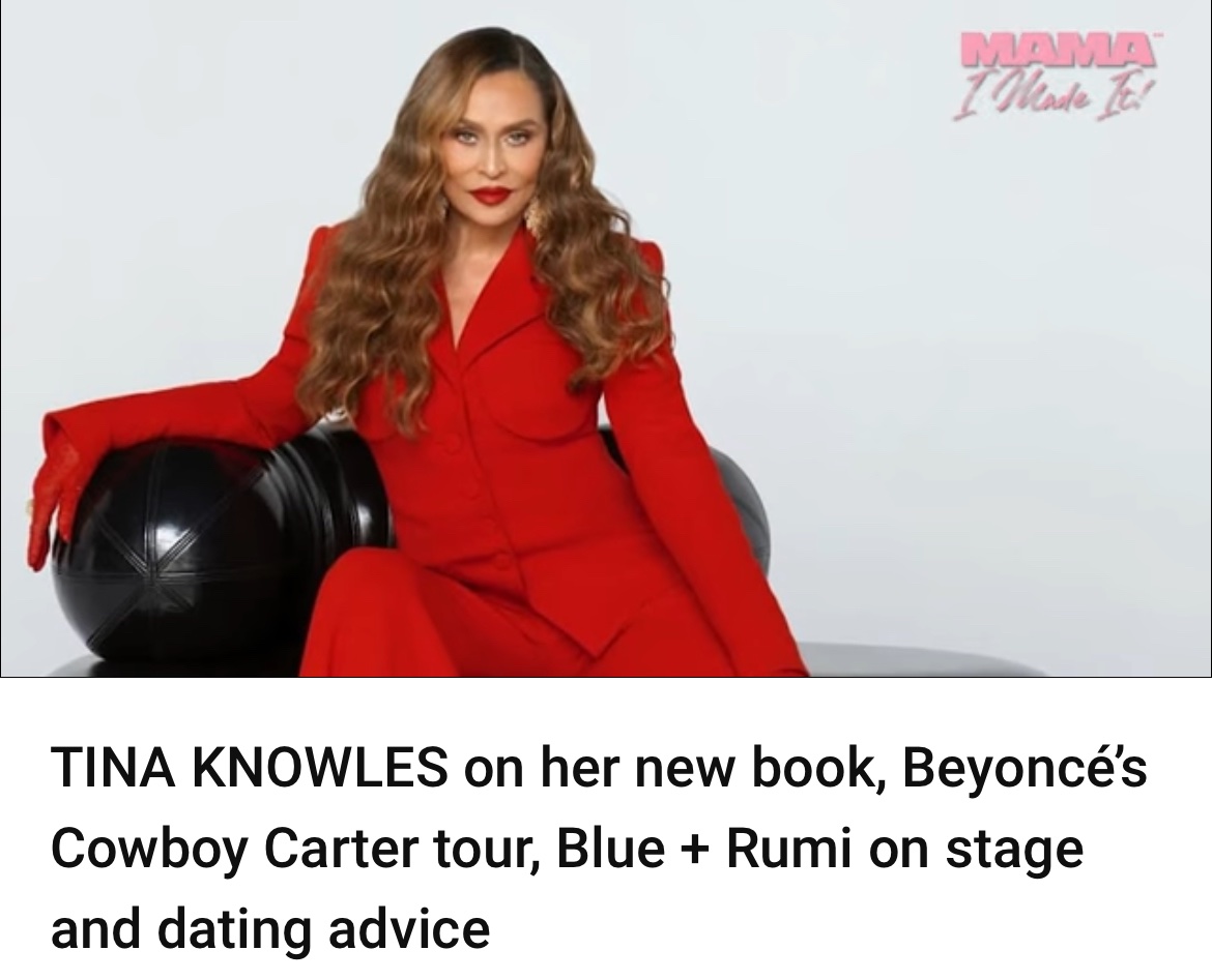Have you caught Episode 2 of “Mama, I Made It!” featuring Tina Knowles?

Watch today! 

youtube.com/@SamanthaChatm…