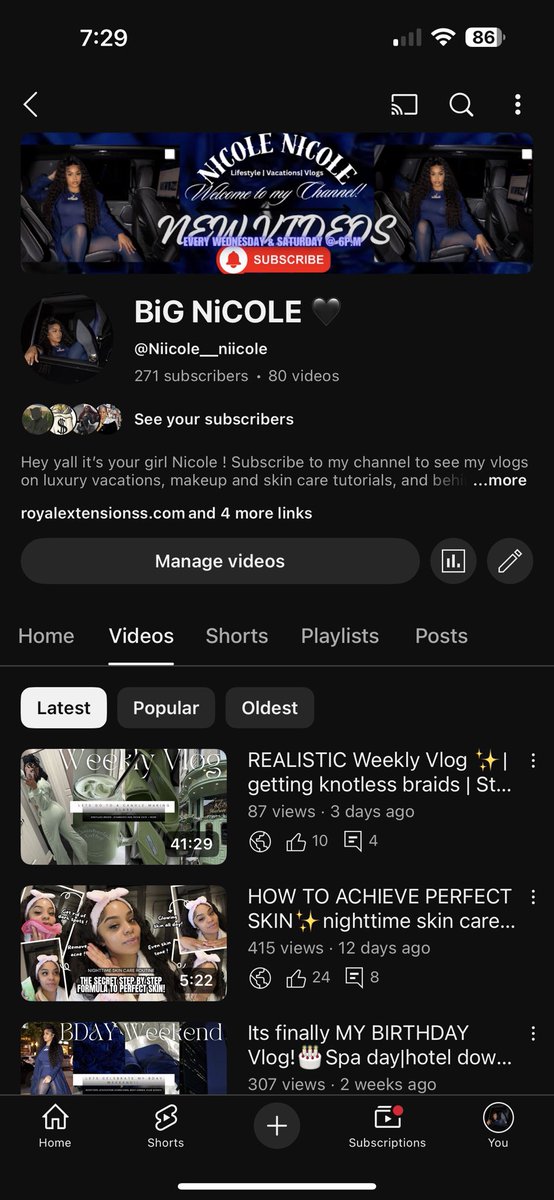niicole__nicole's tweet image. Where all the YouTube girls/boys at ?? Drop yall 🔗 in the comments ! Let’s all subscribe to each other ! I’m subscribing to everyone who comments !! 🥰
Subscribe to my channel for free here ⬇️
youtube.com/@niicole__niic…