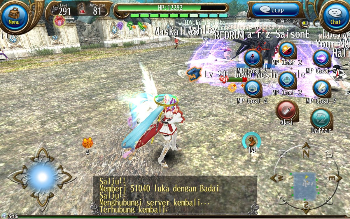 Solid_ConCreate's tweet photo. My char sometime stuck cant move or anything until the battle finish..i try to disconnet reconnect still cant move..i think my connection is fine..so i think its bug or something. @toram_pr https://t.co/cPrIyFh4Zs
