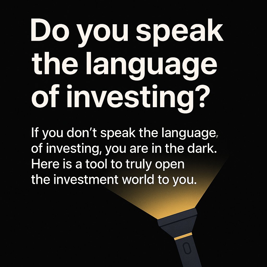 I’ve been investing for 28 years—here’s the one skill that separates the wealthy from the wannabes.

👉 If you don’t speak the language of investing, you’re in the dark.

👉 Click here and follow the steps:
skool.com/wealthuniversi…