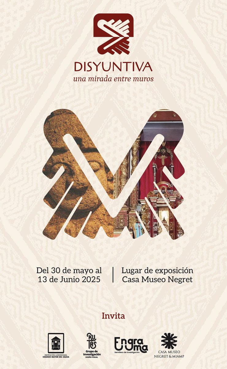 🎨¡DISYUNTIVA: Una mirada entre muros! 🧱👁️‍ Desde el Semillero de Investigación Engrama y el grupo de investigación Rutas del programa de Diseño Visual de UNIMAYOR, nos complace invitarlos a esta experiencia museográfica única. 📚