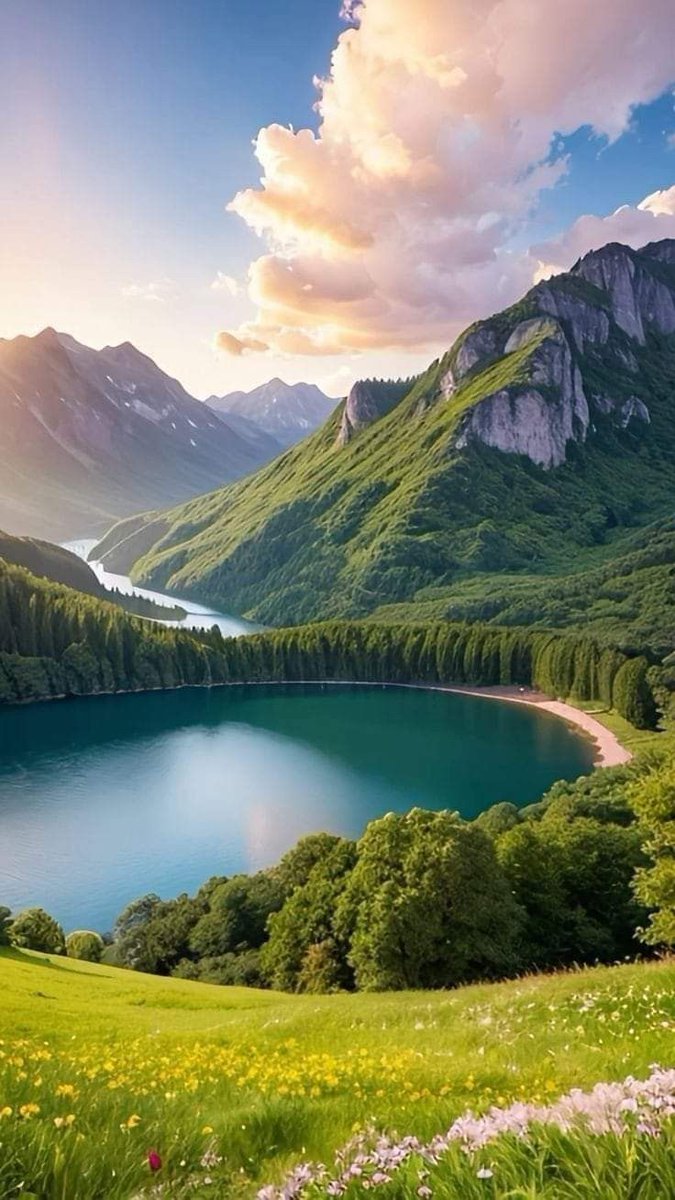 BackTo_nature67's tweet photo. 🏞️✨ Nature’s masterpiece! Serene lake, majestic mountains, and a meadow in bloom — pure tranquility. 🌄💚

#MountainEscape #LakeViews #NaturePerfection #Wanderlust #PeacefulPlaces #ScenicBeauty #TravelInspo https://t.co/Ou7S36L72V