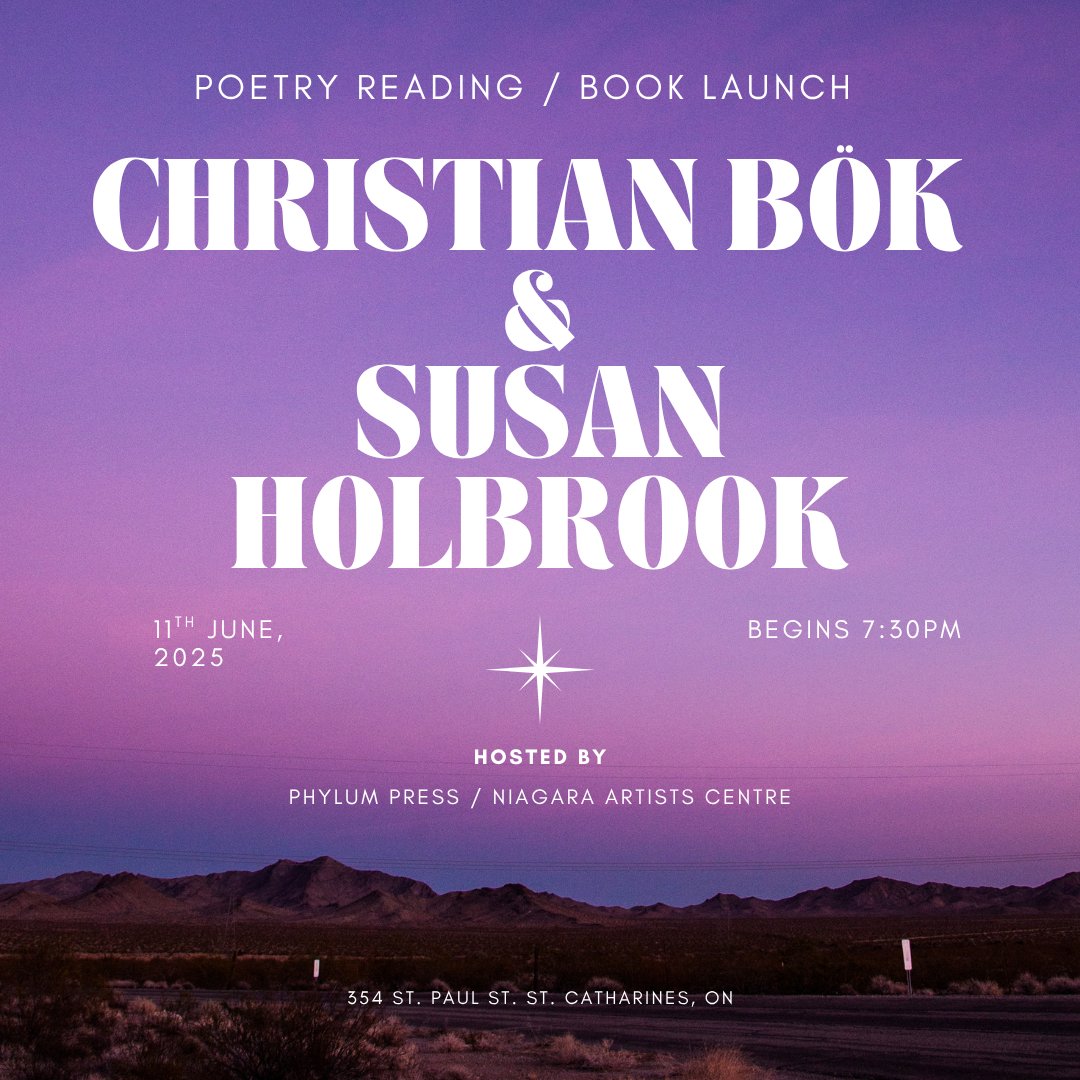 Christian Bok (@christianbok) on Twitter photo 