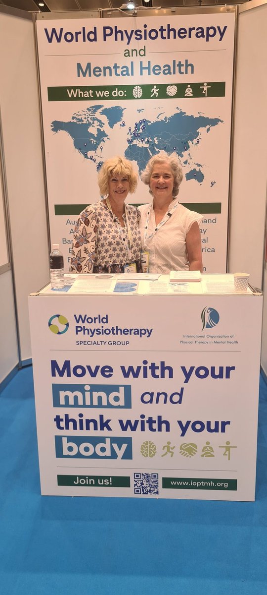 WorldPhysioMH's tweet image. Pass by our stand at #WorldPhysio2025! 🍬 Grab some sweets and discover how integrating mental health can strengthen your clinical practice. See you!