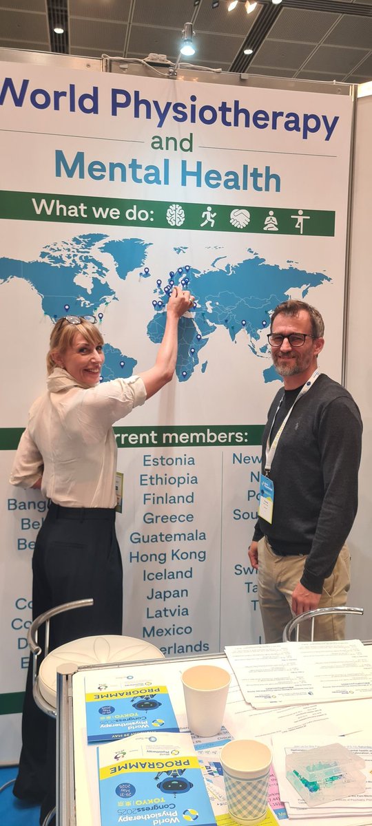 WorldPhysioMH's tweet image. Pass by our stand at #WorldPhysio2025! 🍬 Grab some sweets and discover how integrating mental health can strengthen your clinical practice. See you!