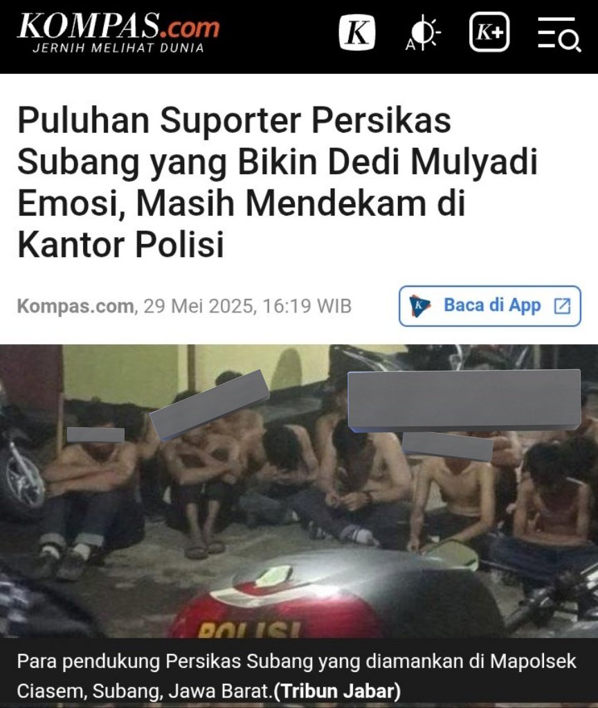 Pelaku kriminal kah? Dikenakan pasal apa ini? Kok diperlakukan seperti ini?
