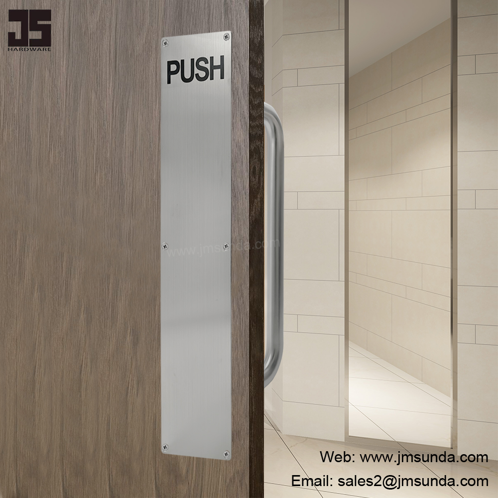 Ivylau93's tweet image. 🏢 Stainless Steel Push Plate
Simple, Durable &amp;amp; Designed for High-Traffic Use
From hospitals to hotels, this push plate adds protection and style to any public entrance.
 sales2@jmsunda.com 
#PushPlate #DoorHardware #StainlessSteelPlate #CommercialDoors #ArchitecturalHardware