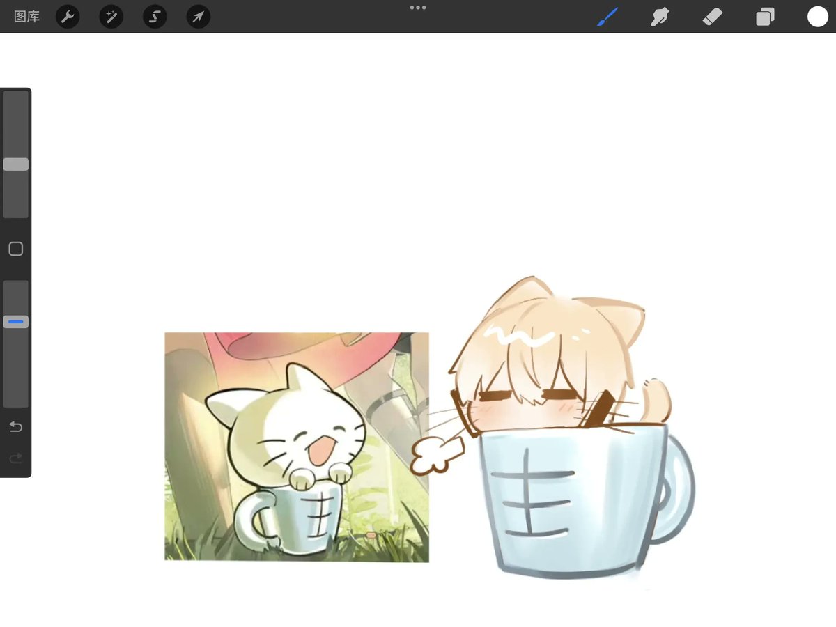 sshji15's tweet image. 联动的猫猫蛇里