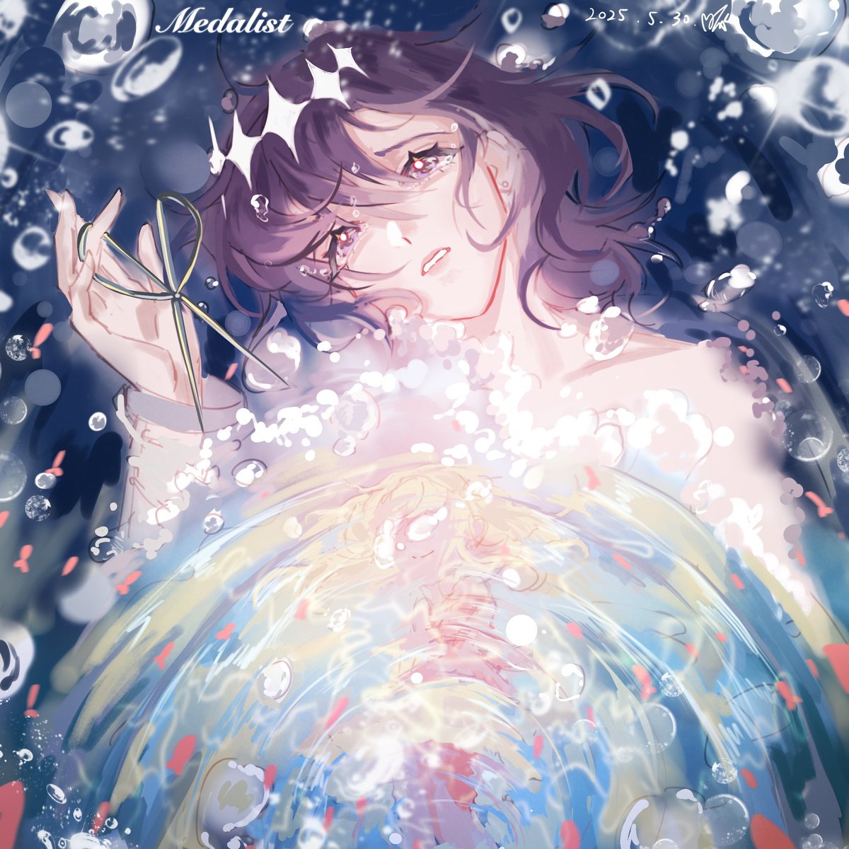 ayagy02's tweet photo. 人鱼姬 #漫画メダリスト
实验性的速摸真的好草啊啊啊啊！ https://t.co/eL86du7rAF