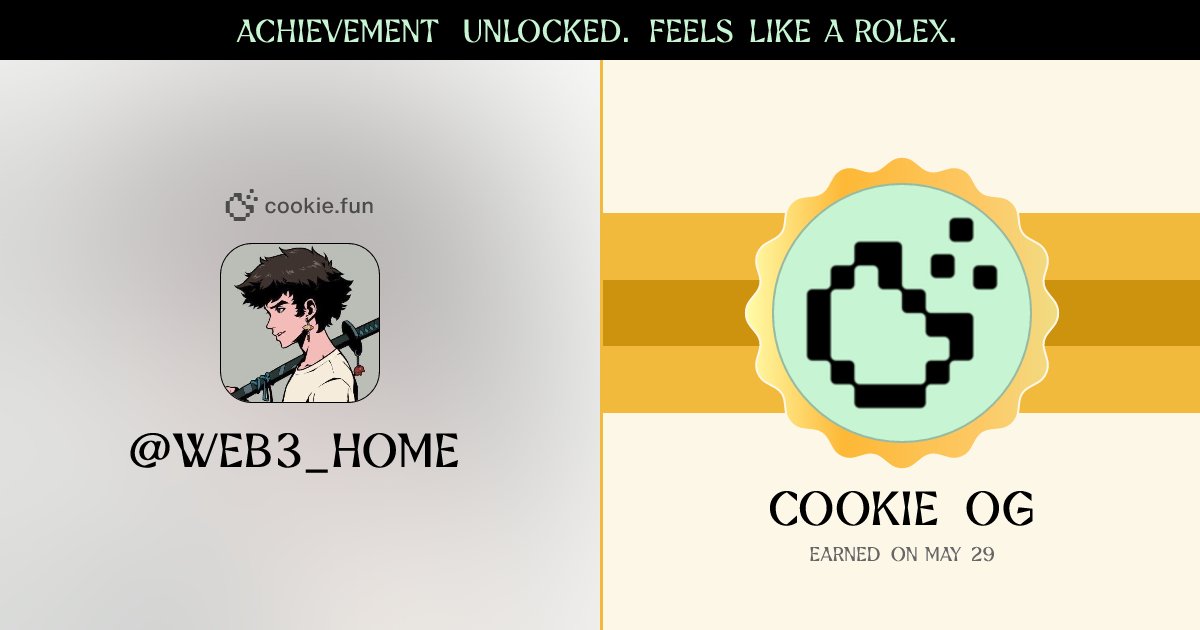 web3_home's tweet image. 今天真是太开心了，拿到了 #COOKIE 的OG，算得上目前含金量最高的角色了，从创始人@fwielanier 发文中得知已经有超过200个项目方联系他们，希望参与 #SNAPS 活动中来。

目前第一期的 #SNAPS…