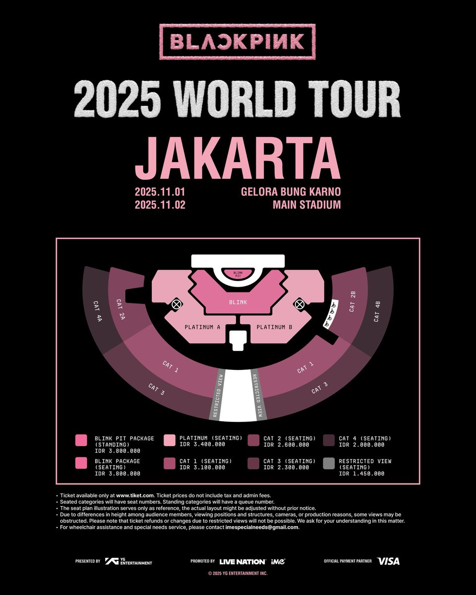 outrosbm's tweet photo. OPEN JASA WAR JASWAR JASTIP BLACKPINK DEADLINE TOUR IN JAKARTA

💰 Fee: 250k/tix
✅ data pribadi
✅ payment by VA
❌ EXC tukar tiket fisik

— 3 SLOT
— TRUSTED💯
— Presale Weverse &amp; General Sale 

💌 dm for more info

#BLACKPINK #DEADLINE #DEADLINE_IN_JAKARTA #BLACKPINKINJAKARTA https://t.co/zcECRZAwuQ