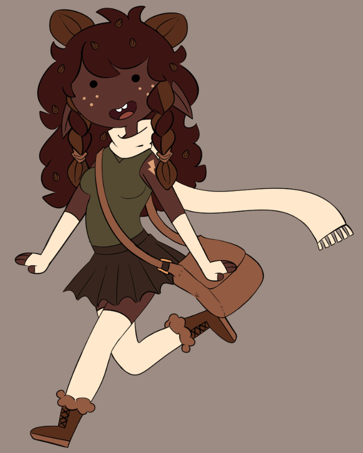 10venture's tweet photo. Meet my latest OC, this time meant for the universe of Adventure Time. 
Makiado the Coffee Girl! 

She will be a main character in a fanfic I'm starting to write, starring Obsidian Bronwyn as the main protag

Art by @Vampuriin_ https://t.co/VVCXrMfF8c