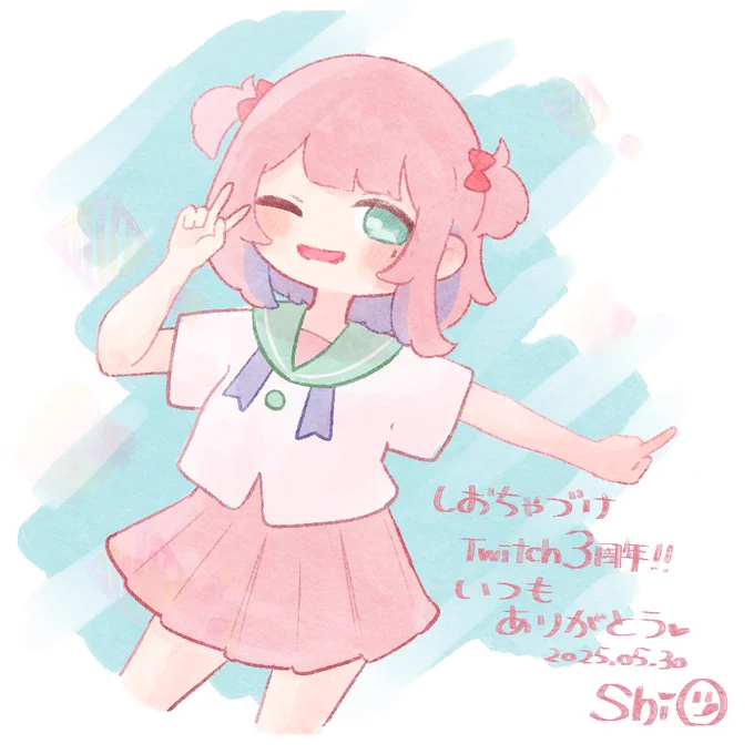 おかげさまでTwitchに移行してから3年が経ちました!!!!!!いつも見守ってくれるみなさまのおかげです!!!!!!!!!!!!ほんとにほんとにありがとう!!!!!!!!!!!!!! 4年目もどしなに!!!!!!!!!