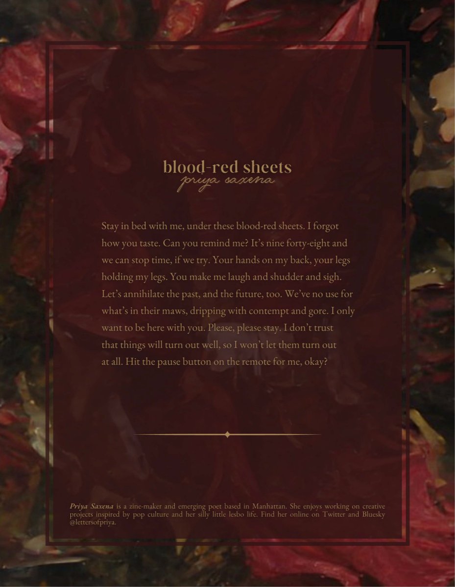 i have a poem in this :) the journal is beautifully designed and features a lot of incredible work, please check it out!