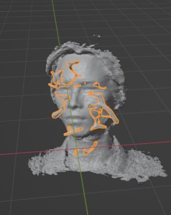 sethliaoartist's tweet photo. Y2k photoshoot in my bedroom 
I scanned my face use iPhone
Using blender to get the futuristic deco on my face
Putting asset and editing photos on canvas
 #PhotoshootExperiment #BlenderArt #DIYPhotography #FuturisticVibes https://t.co/T3QyO9GzTs