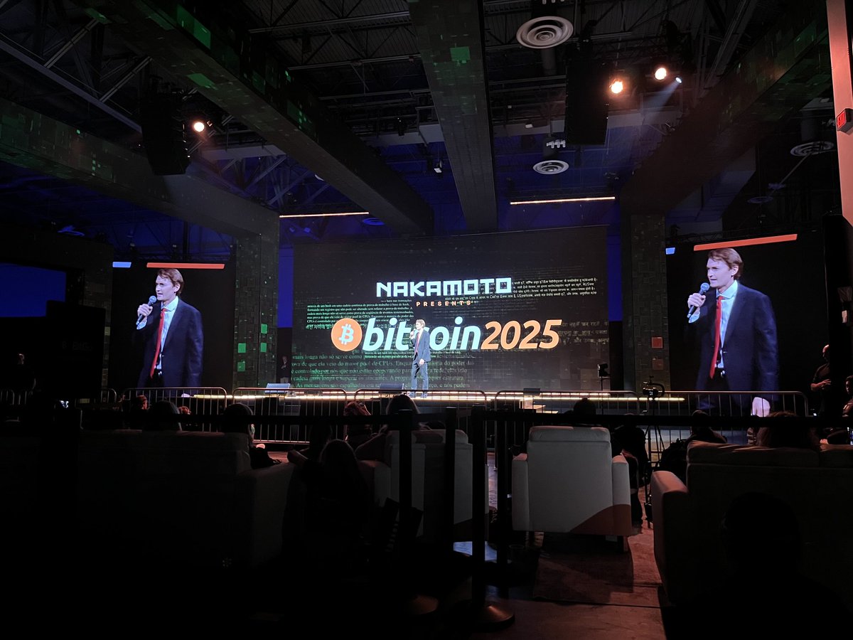 danny huuep (@huuep) on Twitter photo Bitcoin 2025 concluded with a powerful speech by <a href="/RealRossU/">Ross Ulbricht</a> on Freedom, Decentralization, and Unity.
Presented by Nakamoto. NAKA Nation 🔥 Bitcoin 2025 concluded with a powerful speech by <a href="/RealRossU/">Ross Ulbricht</a> on Freedom, Decentralization, and Unity.
Presented by Nakamoto. NAKA Nation 🔥