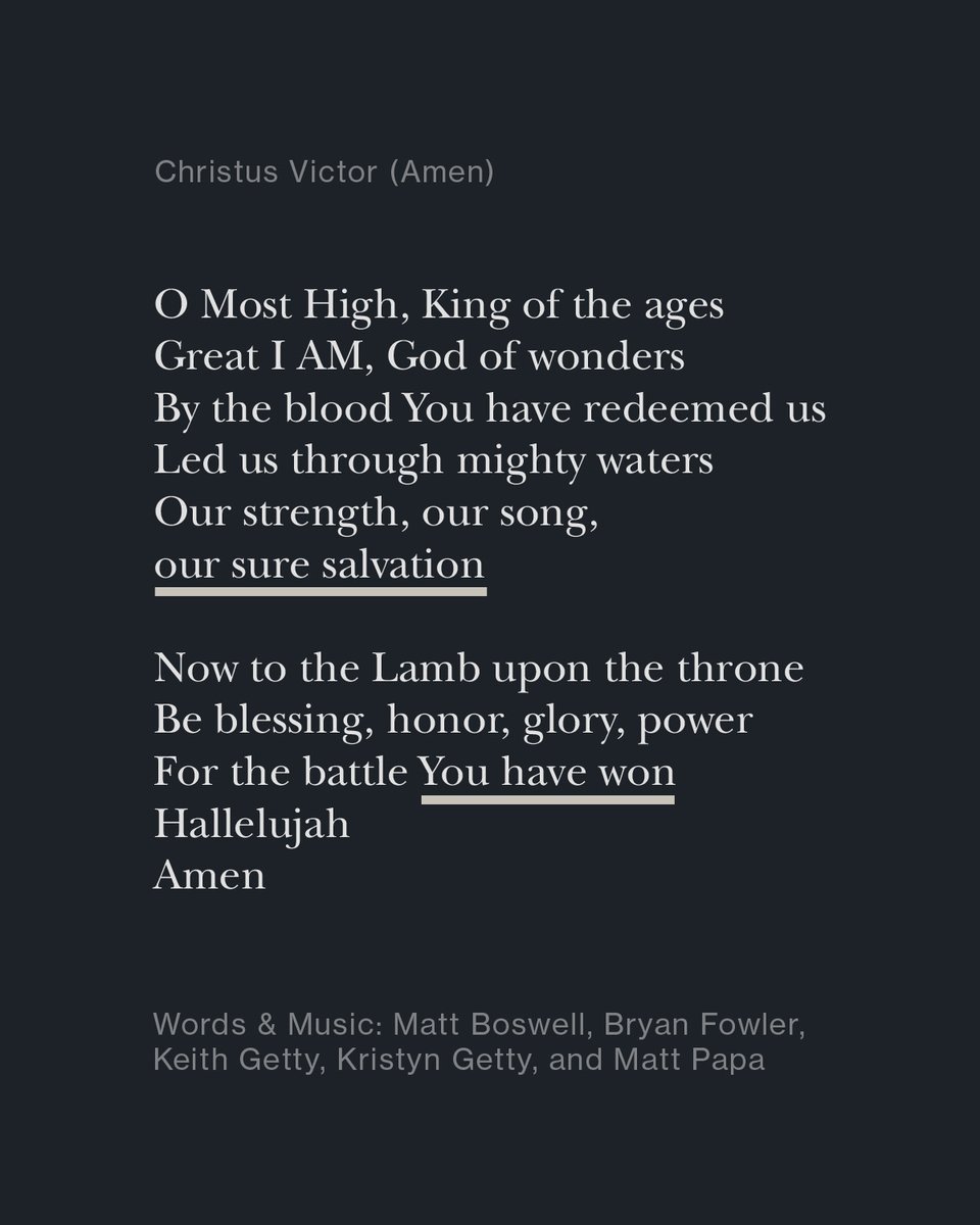 HymnsofGrace's tweet image. Christus Victor (Amen)
Releasing tomorrow on YouTube.
A song of reverence and triumph — lifting praise to the One who redeems, who leads, and who reigns forever.
#HymnsOfGrace #ChristusVictor #SoundDoctrine #WorshipMusic #Hymnal