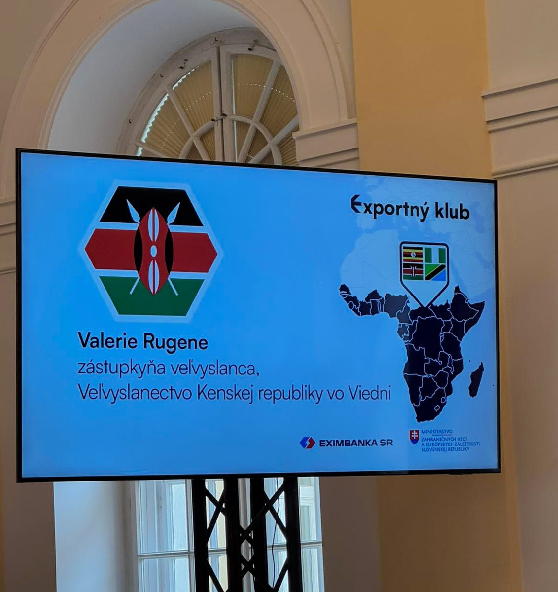 ValerieRugene's tweet image. I had the privilege of representing Kenya at the Export Club Forum held in Bratislava, Slovakia, on May 29, 2025. The event was hosted by EXIMBANKA SR in partnership with the Ministry of Foreign and European Affairs of the Slovak Republic, with a focus on strengthening trade and…