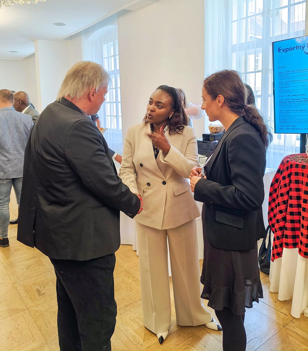 ValerieRugene's tweet image. I had the privilege of representing Kenya at the Export Club Forum held in Bratislava, Slovakia, on May 29, 2025. The event was hosted by EXIMBANKA SR in partnership with the Ministry of Foreign and European Affairs of the Slovak Republic, with a focus on strengthening trade and…