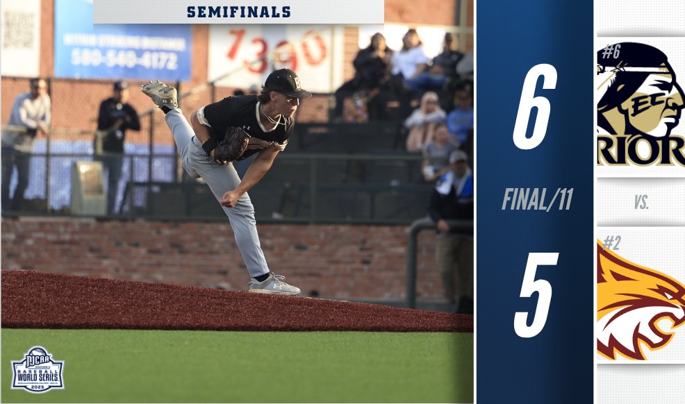 ⏰ East Central stays alive at the 2025 #NJCAABaseball DII World Series!

(2) Pearl River and (6) East Central will play again on Friday for a spot in the championship.

njcaa.org/championships/…