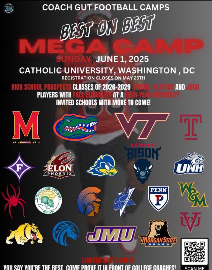 Aviance Young C/o 2027 DB/ATH (@lilav4x) on Twitter photo I will be at <a href="/CatholicU_FB/">๐พ๐ผ๐๐๐๐๐๐พ ๐ ๐๐๐๐๐ฝ๐ผ๐๐</a> mega camp this Sunday ready to dominate and come out with my first offer! <a href="/elite360recruit/">ELITE 360 Recruiting</a> <a href="/CoachMikeGut/">Mike Gutelius '92</a> <a href="/CoachAvianceSr/">Aviance Young Sr. (Coach Av)</a> <a href="/CoachDHaze/">Dwight Hazelwood</a> I will be at <a href="/CatholicU_FB/">๐พ๐ผ๐๐๐๐๐๐พ ๐ ๐๐๐๐๐ฝ๐ผ๐๐</a> mega camp this Sunday ready to dominate and come out with my first offer! <a href="/elite360recruit/">ELITE 360 Recruiting</a> <a href="/CoachMikeGut/">Mike Gutelius '92</a> <a href="/CoachAvianceSr/">Aviance Young Sr. (Coach Av)</a> <a href="/CoachDHaze/">Dwight Hazelwood</a>