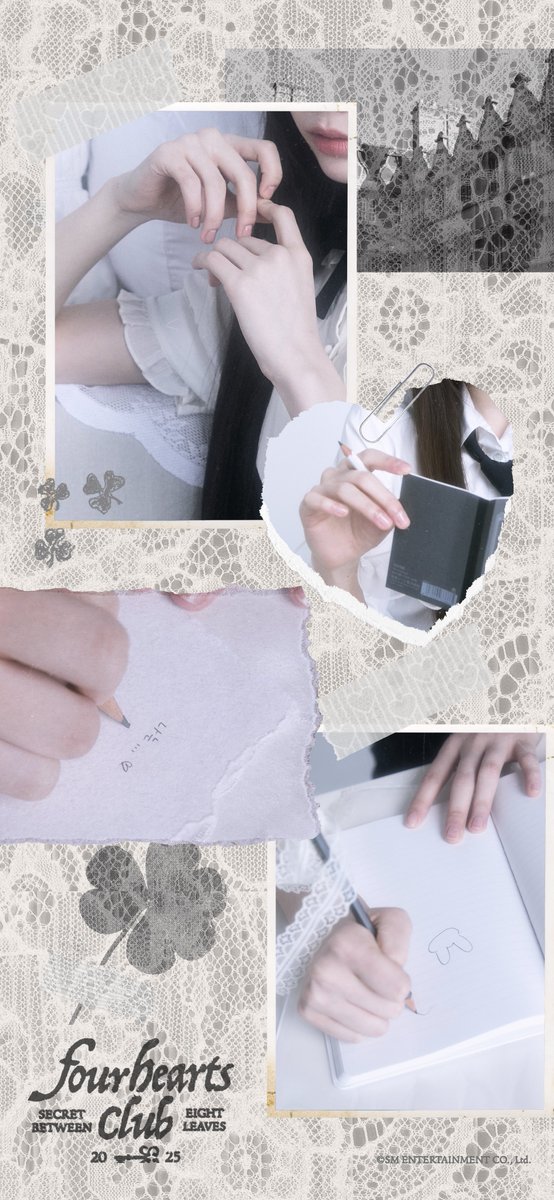 Hearts2Hearts Official Merchandise 🗝️ FOUR HEARTS CLUB — Behind