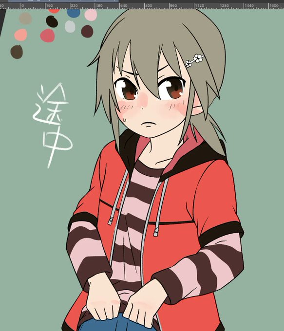 今日のおskebwip。
銀ちゃん塗りはじめ 