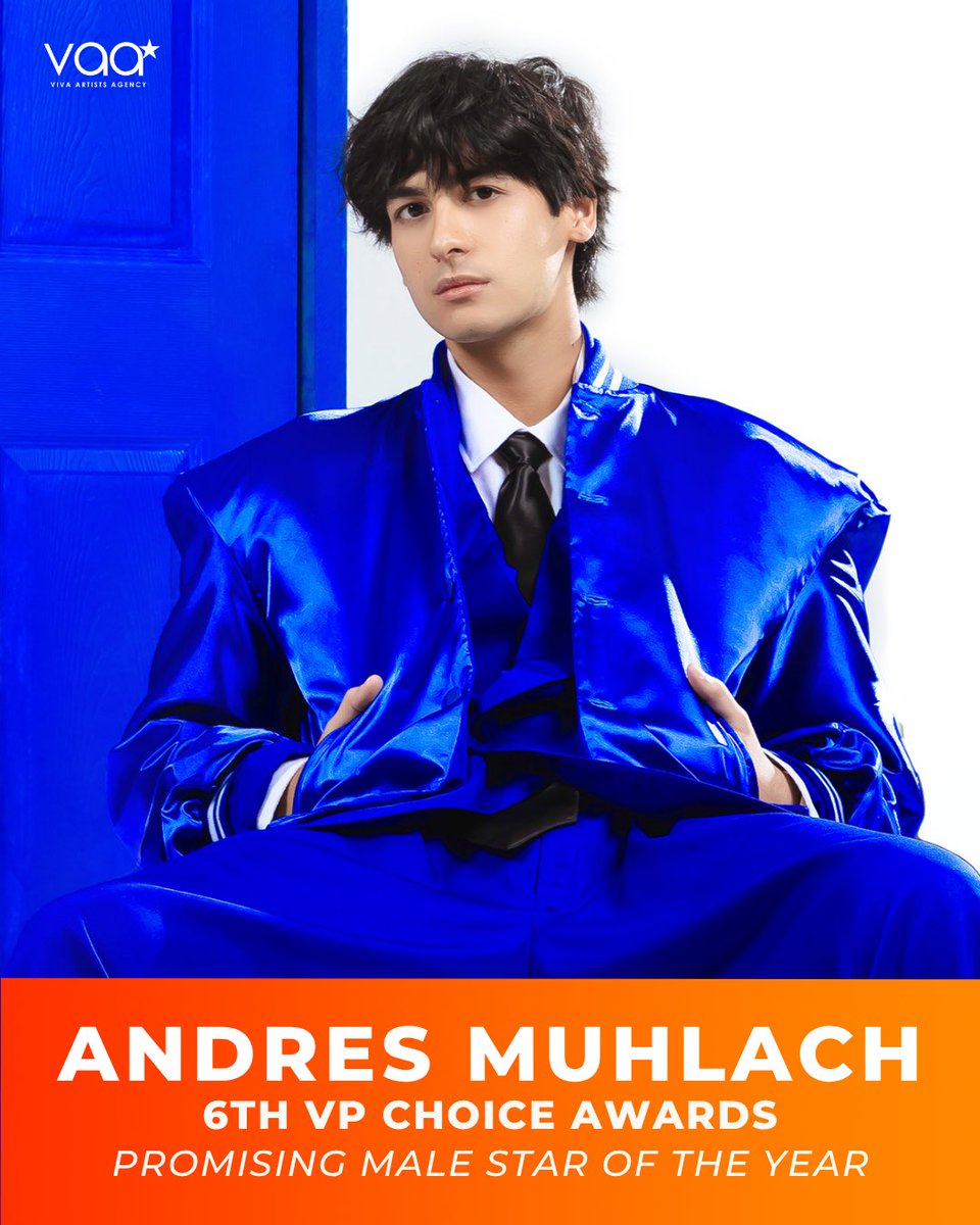 VivaArtists_'s tweet photo. Congratulations to Andres Muhlach for bagging the 'Promising Male Star of the Year' at the 6th VP Choice Awards 🧡 Your VAA family is proud of you! ✨
#AndresMuhlach #VAA #6thVPChoiceAwards https://t.co/Pmu06LYjdg
