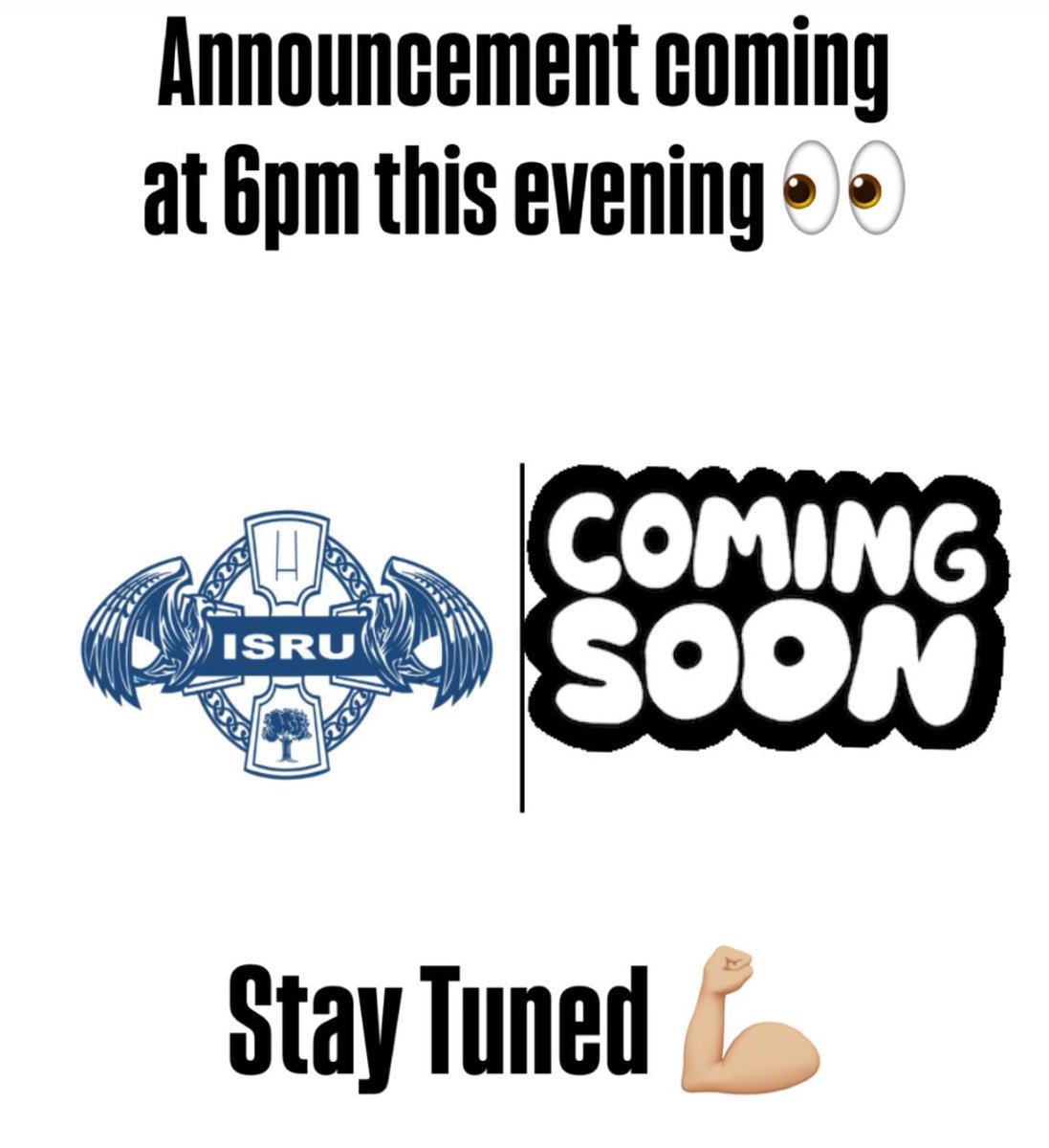 𝙎𝙏𝘼𝙔 𝙏𝙐𝙉𝙀𝘿 👀

An announcement coming at 6pm 📢 

#WeAreIslwyn | #UppaSlwyn 🔥
