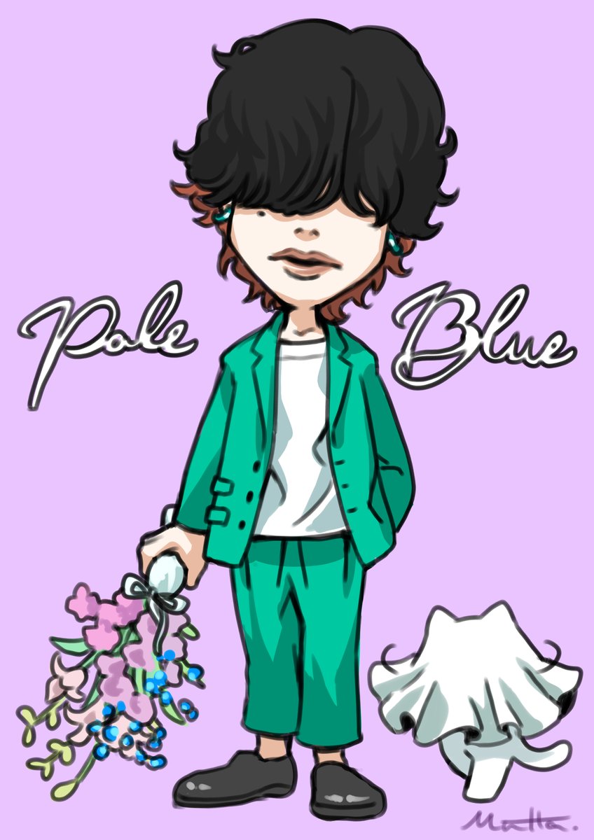 「Pale Blue(再掲)」|むらたま(MUTTA)のイラスト