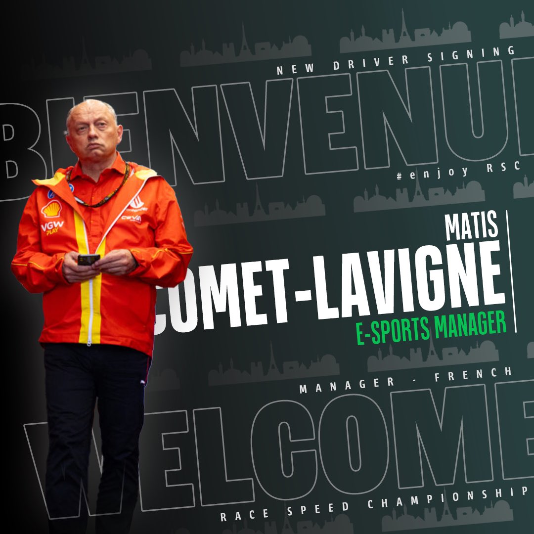 RSC_Esport (@rsc_esport) on Twitter photo βοΈManager Signing β’ <a href="/CometMatis50176/">Matis Comet Lavigne</a>
We welcome Matis, he will be an important element in helping us achieve our goals.
Matis comes from the OVR.
Let's start working hard! πͺ
#EnjoyRSC βοΈManager Signing β’ <a href="/CometMatis50176/">Matis Comet Lavigne</a>
We welcome Matis, he will be an important element in helping us achieve our goals.
Matis comes from the OVR.
Let's start working hard! πͺ
#EnjoyRSC